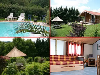 Allier, Agriturismo a Échassières, Chalets confortables avec piscine et salle de sport, au cœur de la nature, animaux acceptés FR-1-489-288 N°830107