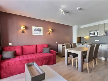 Apartamento en La Plagne,Appartement neuf avec piscine, Wi-Fi et parking couvert FR-1-455-23 N°880617