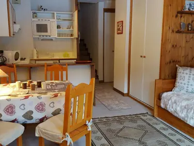 Apartment in La Tania,Studio lumineux avec balcon sud, plein cœur de La Tania, skis aux pieds FR-1-513-43 N°958850