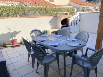 Casa a Le Barcarès,Charmante maison climatisée avec terrasse, parking privé à 600m de la plage, pour 6 personnes FR-1-529-46 N°856656