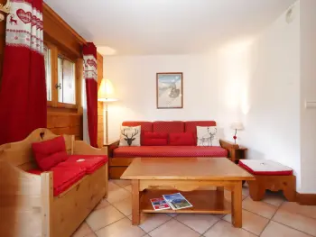 Apartamento en Les Houches,Appartement 35m² proche ski, piscine, animaux admis FR-1-579-10 N°884091