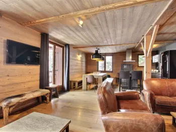 Chalet en La Plagne,Chalet 12 personnes, aux pieds des pistes avec sauna et belles prestations FR-1-455-211 N°831877