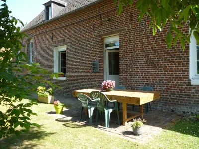 Gite à Beauvoir Wavans,Charmant appartement à la ferme, 2 chambres, Wi-Fi, proche Auxi-le-Château FR-1-376-28 N°832621