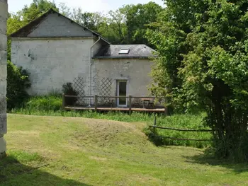 Cottage in Cheillé,Charmant gîte paysan XIXe avec terrasse et jardin bordé par un ruisseau, à 1,5 km d'Azay-le-Rideau FR-1-381-417 N°832768