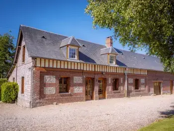 Casa rural en Saint Vaast Dieppedalle,Maison de charme à la ferme, proche plage, grand jardin, animaux bienvenus, équipements complets FR-1-441-344 N°833057