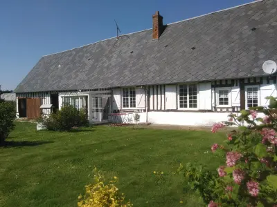 Gite à Ancretteville sur Mer,Gîte de Charme en Normandie : Proche Mer, Grand Jardin, Animaux Bienvenus FR-1-441-384 N°833084