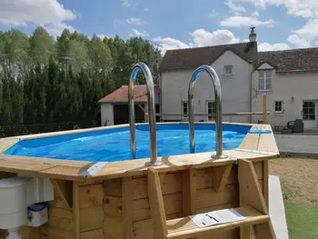 Cottage in Rilly sur Vienne,Charmante maison avec piscine et grand jardin en Touraine, proche châteaux de la Loire et Futuroscope FR-1-381-481 N°833089