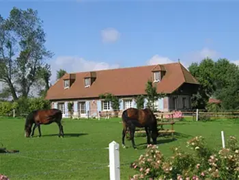 Cottage in Paluel,Gîte de Charme à la Ferme, Proche Littoral, Jardin, Animaux Acceptés, Idéal Familles FR-1-441-423 N°833117