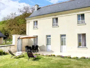 Casa rural en Lerné,Maison de vacances de charme au cœur du Val de Loire, proche châteaux, jardin, tout équipée, Wi-Fi. FR-1-381-486 N°833430