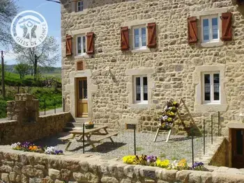 Gîte in Saint Bonnet le Courreau,Gîte spacieux avec terrasse, poêle à bois, parking privé, et jardin fermé, animaux acceptés FR-1-496-28 N°833535