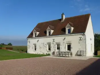 Orne, Gite in Mauves sur Huisne, Maison de campagne rénovée avec jardin clos, terrasse, jeux, 5 chambres, et animaux acceptés FR-1-497-109 N°833560