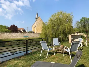 Gîte in Mézières sur Ponthouin,Moulin Authentique avec Pêche, Animaux Acceptés et Confort Moderne près du Mans FR-1-410-323 N°835126