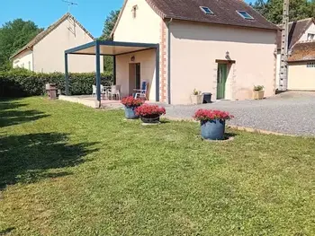 Gite à Le Bailleul,Corps de ferme restauré avec terrasse, 2 chambres, grande douche italienne et terrain de pétanque FR-1-410-344 N°835164