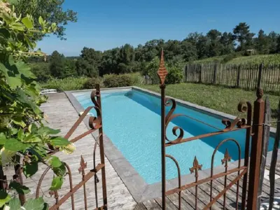 Gite à Biron,Magnifique maison avec piscine privée, Wi-Fi et animaux acceptés FR-1-616-234 N°839549