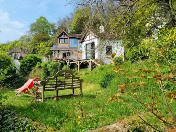 Gîte in La Roche Guyon,Gîte rénové avec jardin, terrasse et WIFI, proche de Giverny FR-1-649-8 N°839561