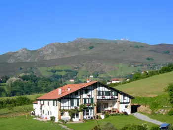 Appartement à Sare,Gîte Authentique dans Ferme Basque avec Terrasse, Jardin et Wifi à Sare FR-1-384-503 N°843923