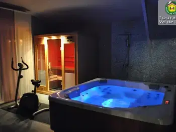 Gite in Benais,Séjour détente en Touraine : maison de charme avec spa, sauna, fitness, jardin clos et équipements pour bébé FR-1-381-473 N°862968