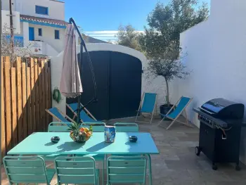 Haus in Saintes Maries de la Mer,Maison neuve de charme, 3 chambres, clim, jardin, BBQ, proche centre et Intermarché FR-1-475-114 N°943386