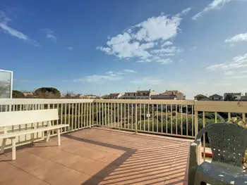 Wohnung in Mauguio,Bel F2 Cabine avec Garage, Proche Plage et Port, Grande Terrasse ensoleillée FR-1-715-80 N°954371