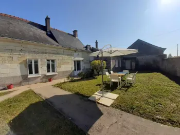 Gite in Restigné,Gîte avec grand jardin, vélos, animaux acceptés, ménage inclus et Wi-Fi à Restigné FR-1-381-556 N°973175