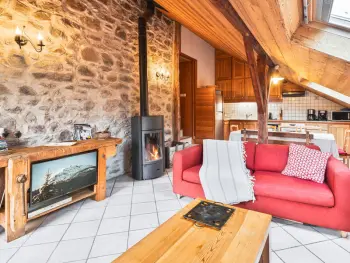 Wohnung in Saint Chaffrey ,Charmant 3 pièces avec balcon, piscine et poêle à bois, proche des pistes à Serre Chevalier-Chantemerle FR-1-762-26 N°975215