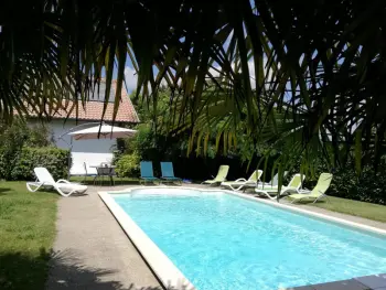 Casa rural en Josse,Maison de vacances avec piscine privative, 5 chambres, proche Pays basque et plages landaises FR-1-360-516 N°977868