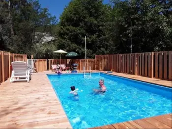 Chalet a Saint Jean de Valériscle,Camping l'Orée des Cévennes - Chalet 5 personnes (MAX 4 adultes + 1 enfants) 917342 N°982765