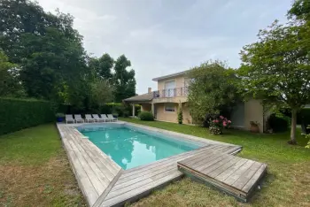 Casa a Lanton,Maison duplex avec piscine privée proche de la mer 975827 N°983968