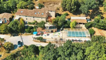 Chalet à Esparron de Verdon, Camping La Beaume - Chalet Pili-pili Bois 32m² CONFORT 3 chambres + terrasse semi-couverte 1001814 N°984698