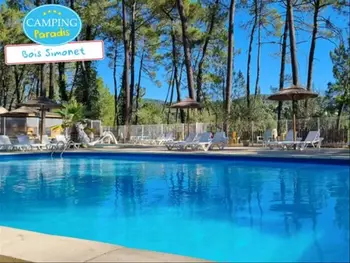 Chalet in Joyeuse,Camping Paradis - Le Bois Simonet - MIMOSA BLEU - 3 chambres 973613 N°988245