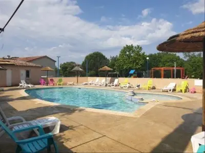 Chalet in Vogué, Camping l'Oasis Des Garrigues - Edelweiss 34m² - 2 chambres - L989061 - Photo 1