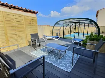 Villa a Vendres, Villa avec piscine à 10 min des plages. 1096874 N°989539