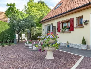 Cottage in Fiennes,Charmant gîte familial à Fiennes, 2 chambres, jardin privé, terrasse, proche Wissant, animaux acceptés FR-1-376-118 N°994597