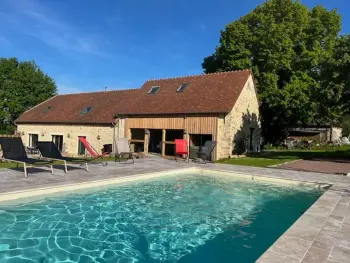 Gîte in Sargé lès le Mans,Gîte luxueux avec piscine, spa, jardin et équipements de loisirs à Sargé-lès-le-Mans FR-1-410-437 N°999595