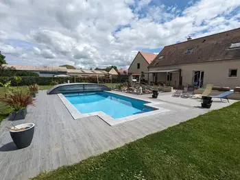 Gîte in Mareau aux Bois,Titre proposé : Gîte familial avec piscine chauffée, jardin et jeux pour enfants à l'orée de la forêt d'Orléans FR-1-590-432 N°1005312