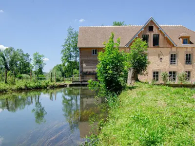 Gite à Saint Benoist sur Vanne,Séjour de charme dans un moulin du 18ème siècle avec jardin, cheminée et jeux pour enfants FR-1-543-347 N°1009140