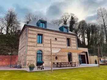 Casa rural en Héricourt en Caux,Maison normande rénovée avec jardin clos, barbecue, PARKING, WIFI - 12 personnes FR-1-441-957 N°1012315