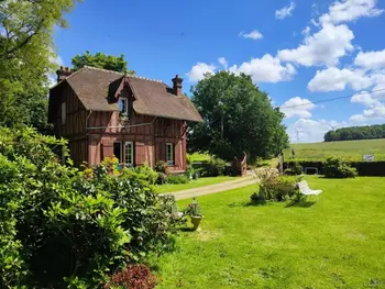 Casa rural en Harcanville,Maison de charme à Harcanville : Jardin, Cheminée, Wifi, Parking FR-1-441-958 N°1012316