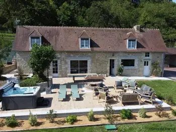 Casa rural en Saint Germain de Clairefeuille,Longère avec spa, tennis privé et recharge électrique FR-1-497-221 N°1013908