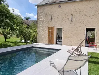 Yvelines, Gîte in Paray Douaville, Gîte de charme avec piscine privée et WIFI à Lenainville FR-1-527-48 N°1013961