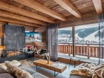 Chalet in Les Saisies,Chalet de luxe skis aux pieds, jacuzzi et sauna FR-1-809-2 N°1016194