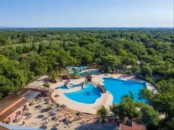 Chalet in Argeles sur Mer,Camping Le Bois Fleuri - Chalet Genêt Standard 5 Personnes 2ch. (MAX 4 adultes + 1 enfants) 906935 N°1019849